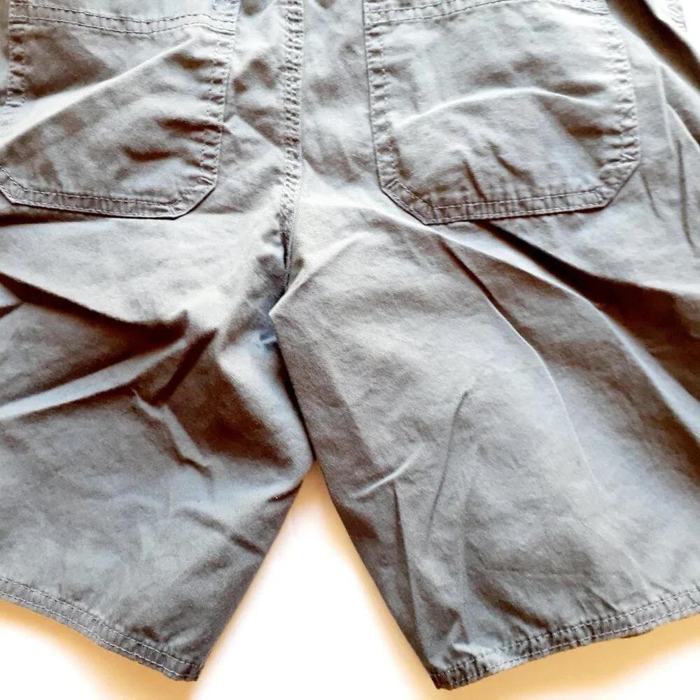 Falls Creek Boys Shorts Gray Adjustable Waist Size 10